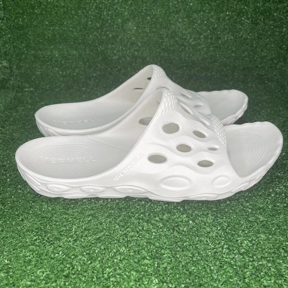 Merrell Hydro Slide Women’s White Sandal - Men’s Shoes Size 8.5 Women’s 10 - Picture 2 of 11